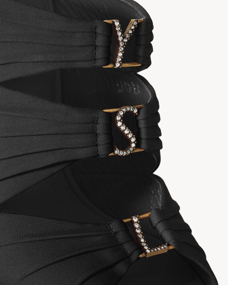 EMILIE绉缎穆勒鞋