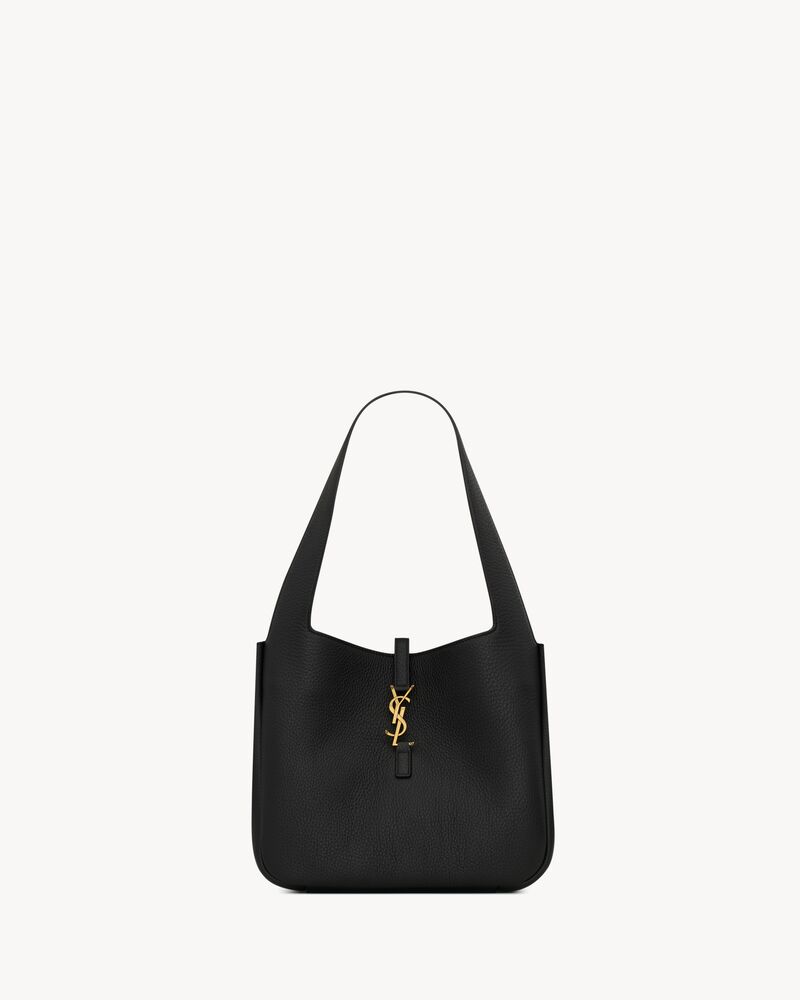 LE 5 À 7 SMALL BEA粒面皮革手袋