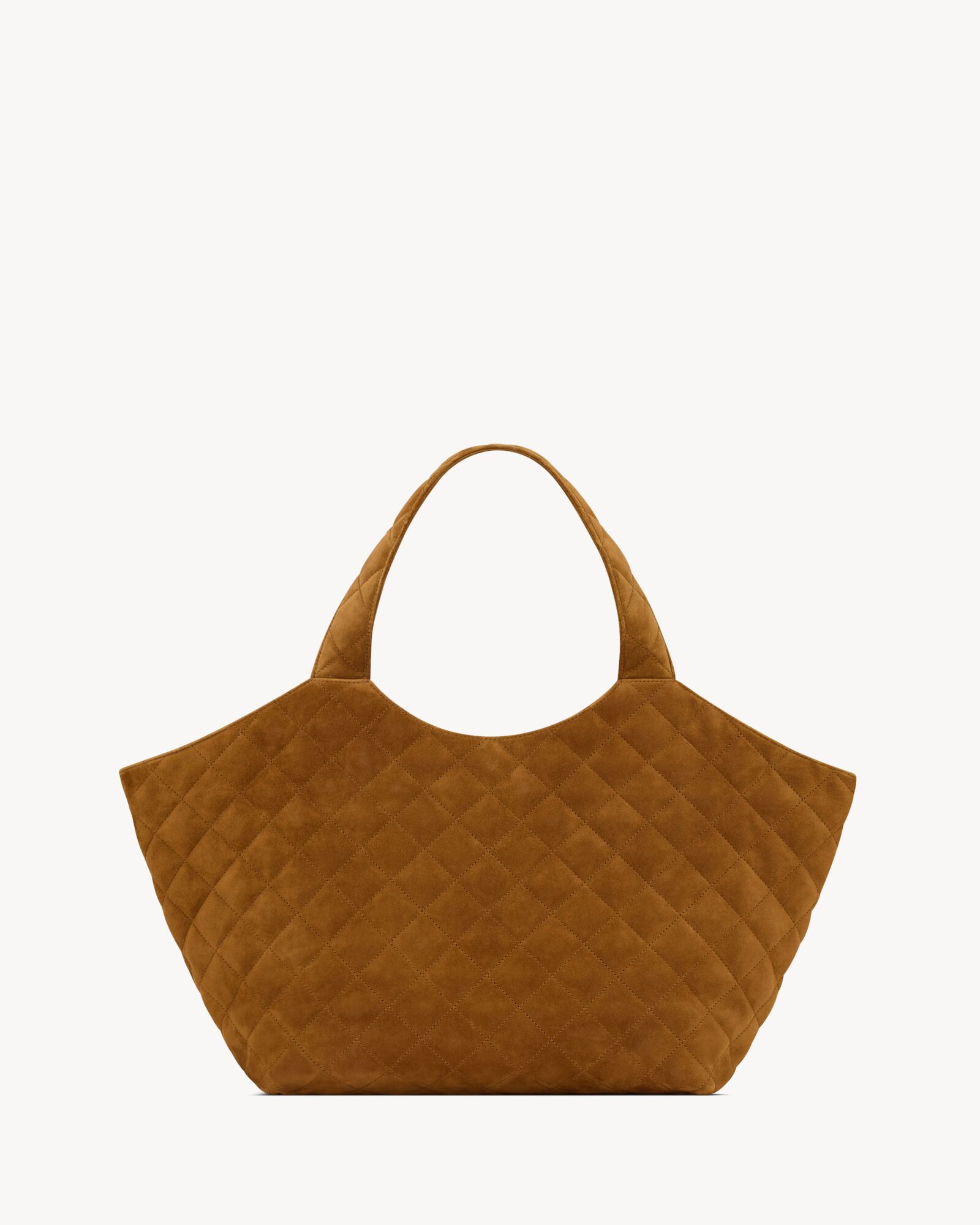 ICARE中号绗缝绒面革手袋