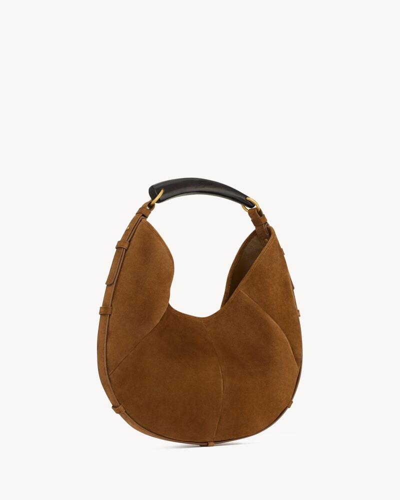 MOMBASA中号绒面革手袋