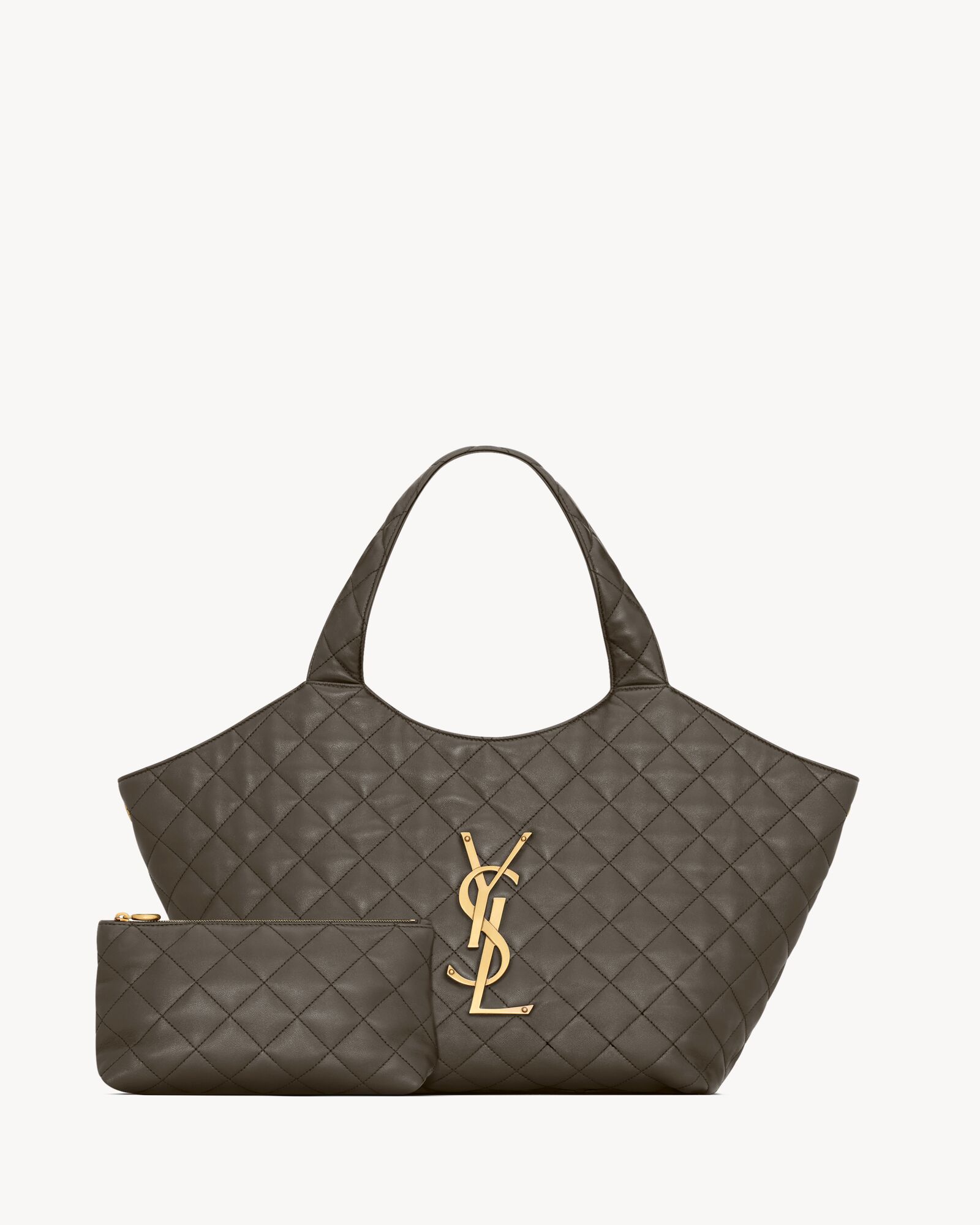 ICARE中号绗缝纳帕皮革手袋