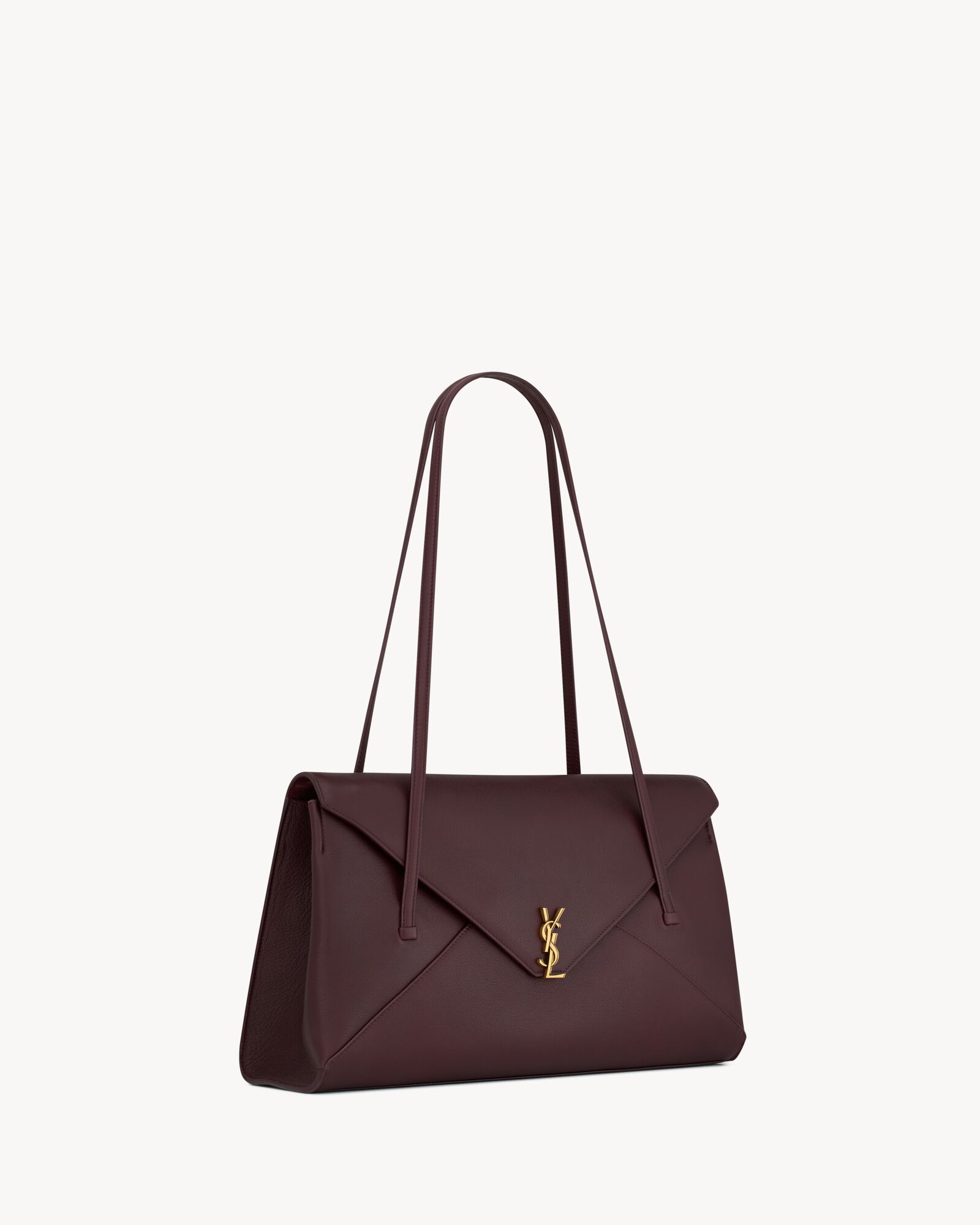SIMONE中号柔软皮革手袋