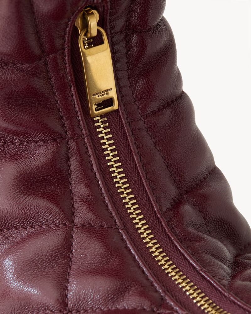 ICARINO绗缝羊皮革手袋