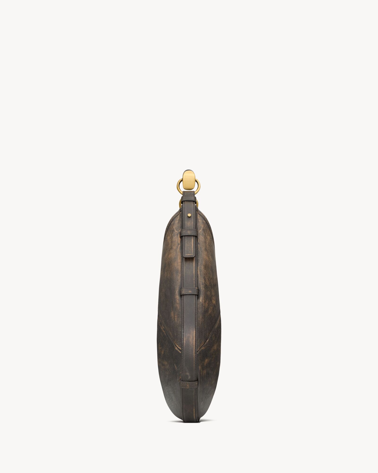 MOMBASA中号复古皮革手袋