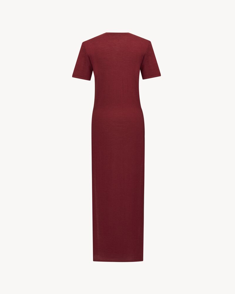 羊毛T恤式连衣裙