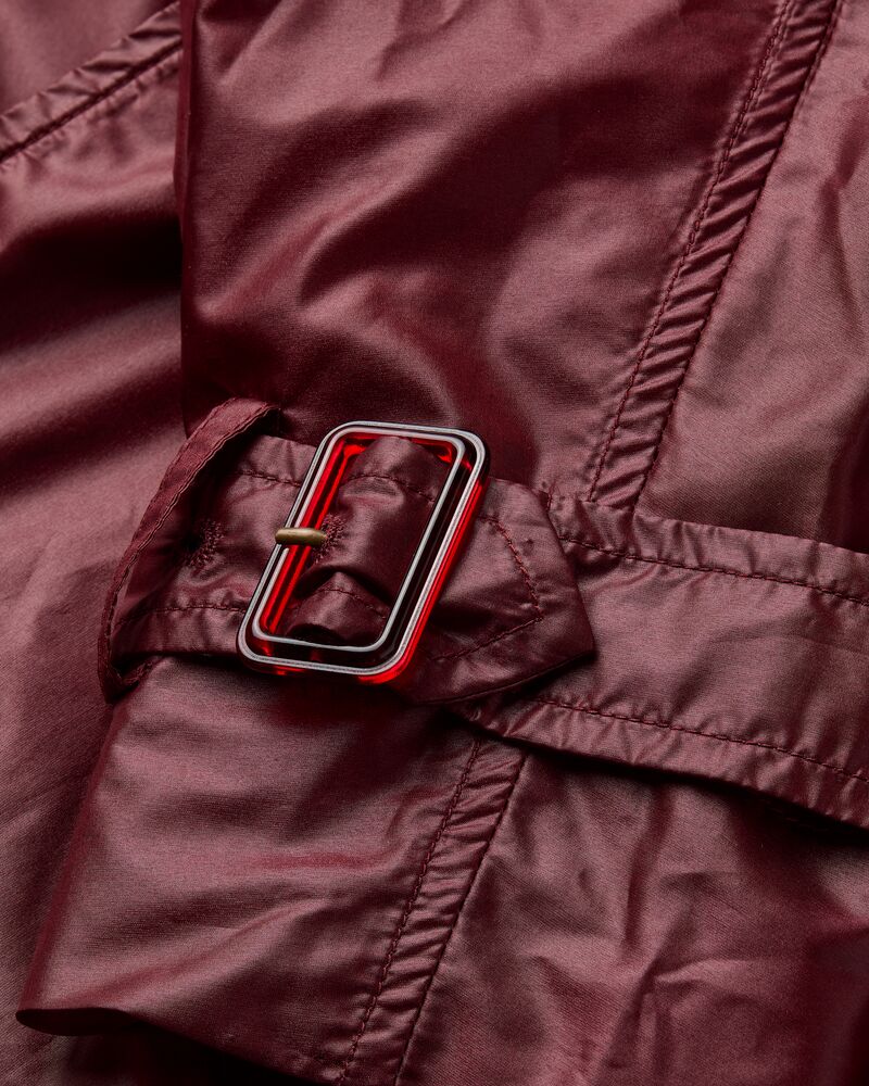 拒水聚酰胺花结风衣