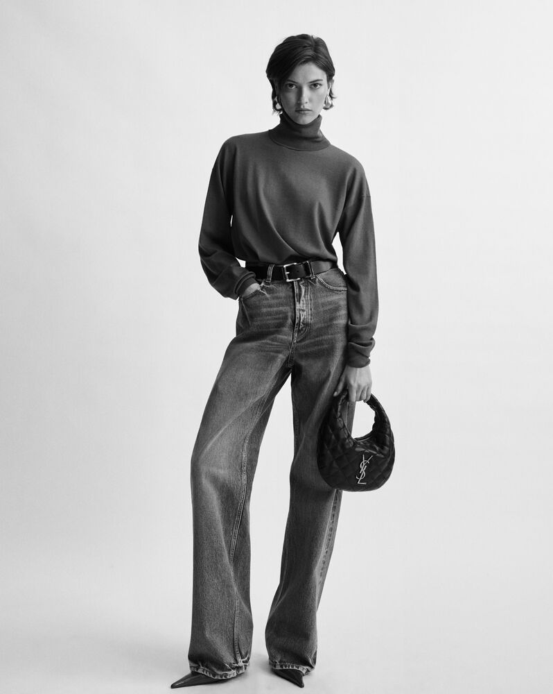 ICARINO绗缝纳帕皮革手袋