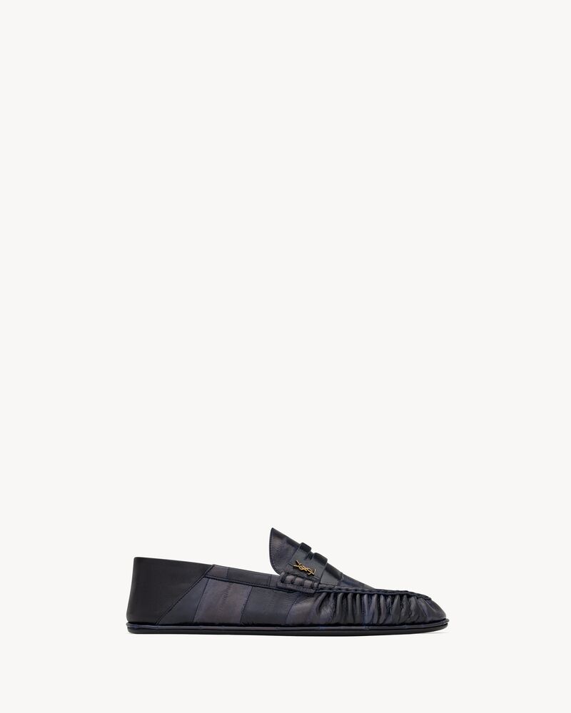 LE LOAFER可折叠鳗鱼皮乐福鞋