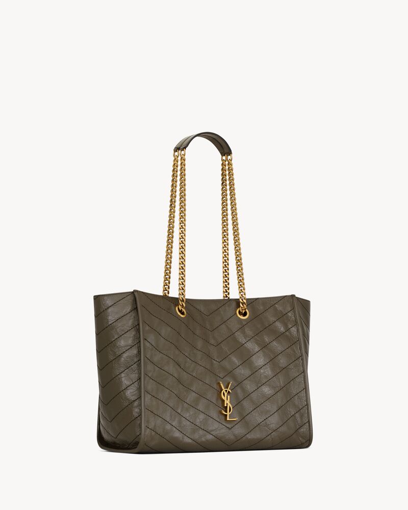 NIKI复古皮革购物袋