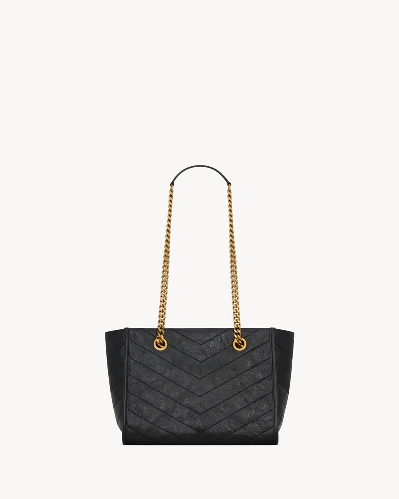 NIKI小号复古皮革购物袋