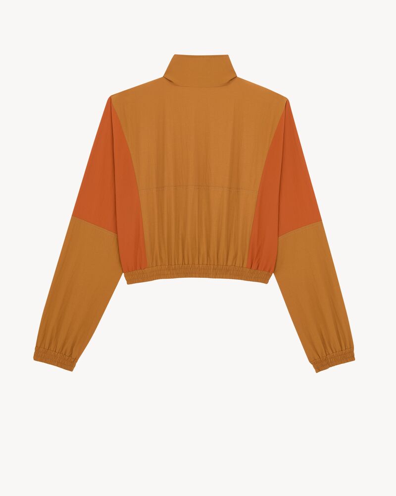 LE CASSANDRE短款聚酰胺纤维罗缎风衣