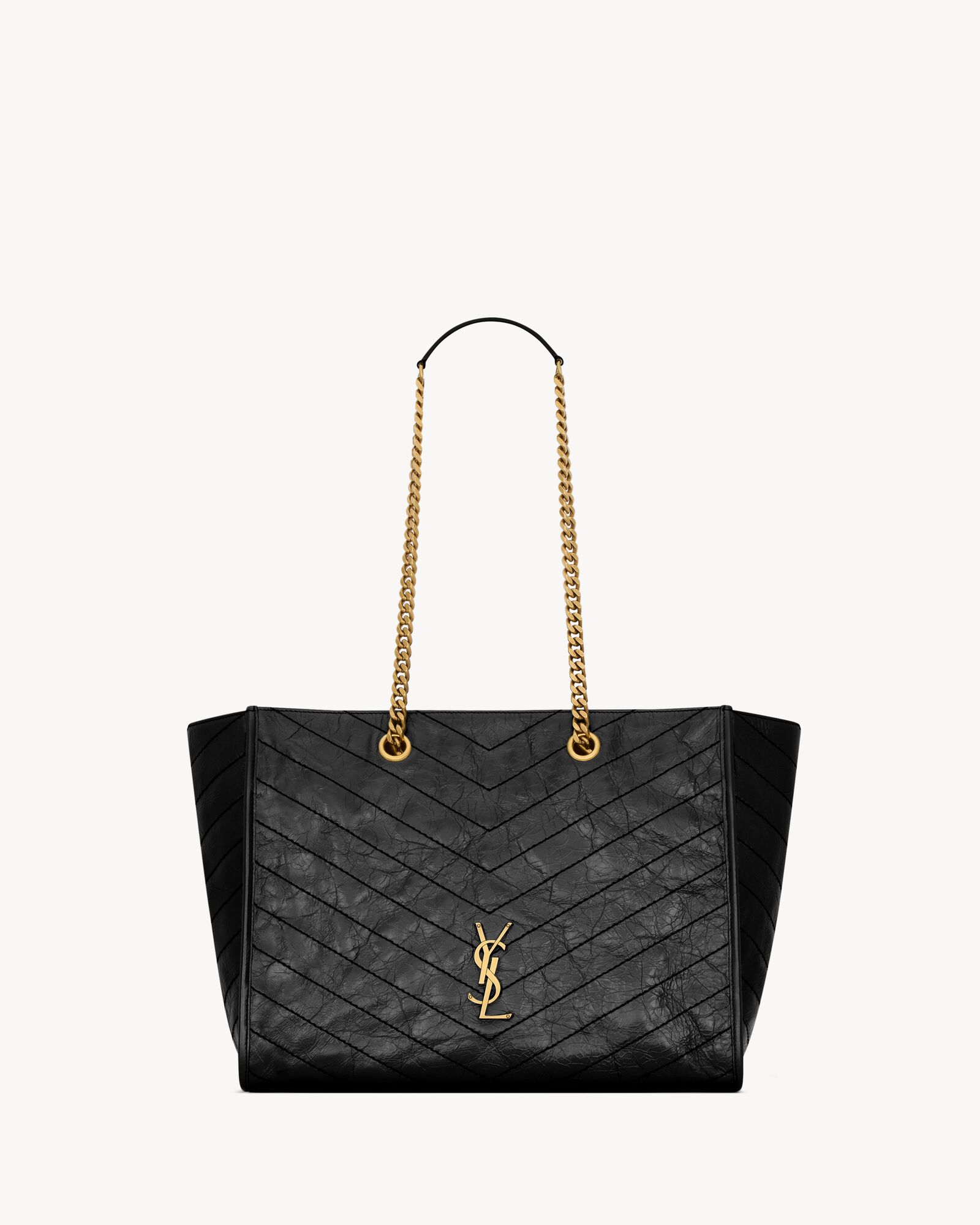 NIKI复古皮革购物袋
