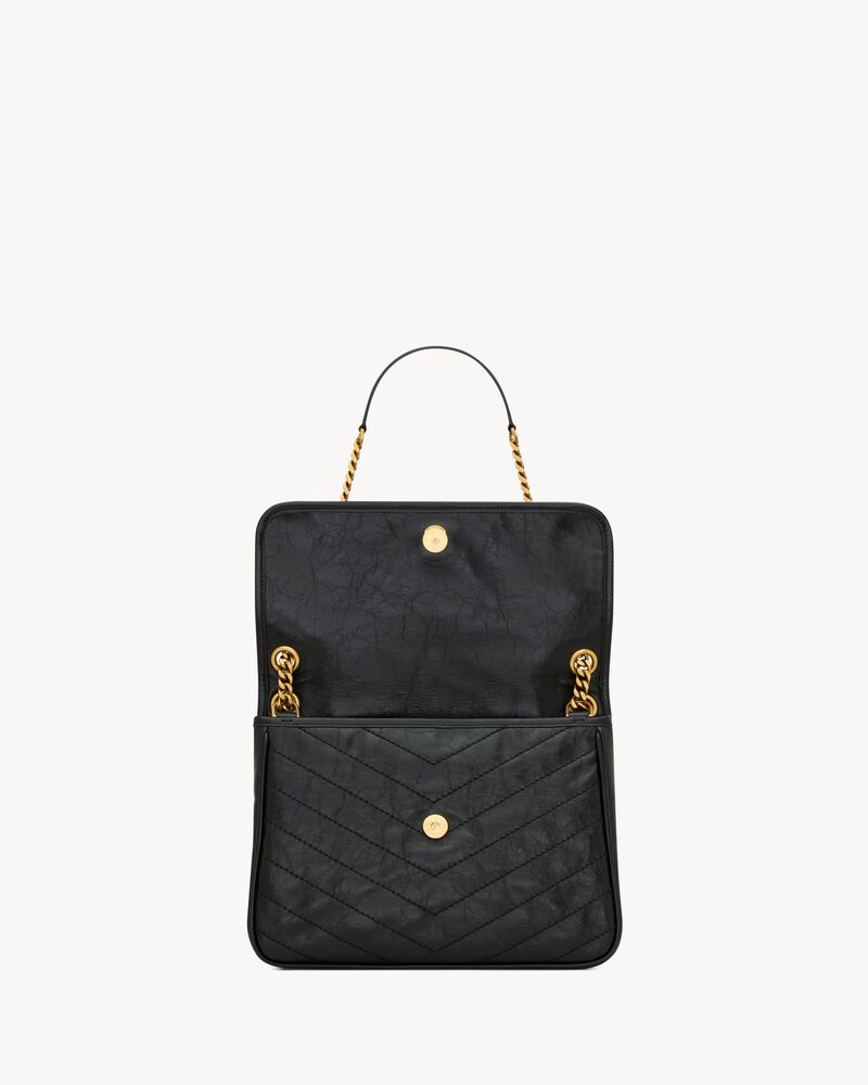 NIKI TRIPOUCH复古皮革购物袋