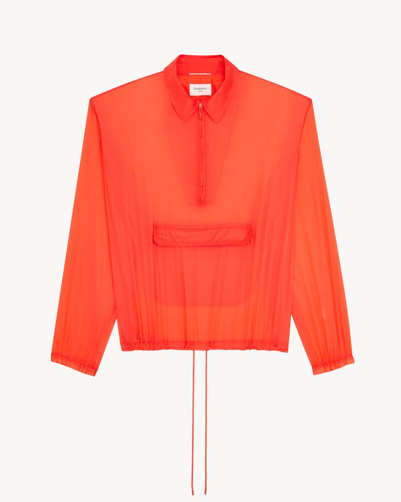 聚酰胺纤维宽肩风衣