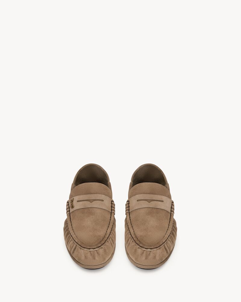 LE LOAFER可折叠绒面革乐福鞋