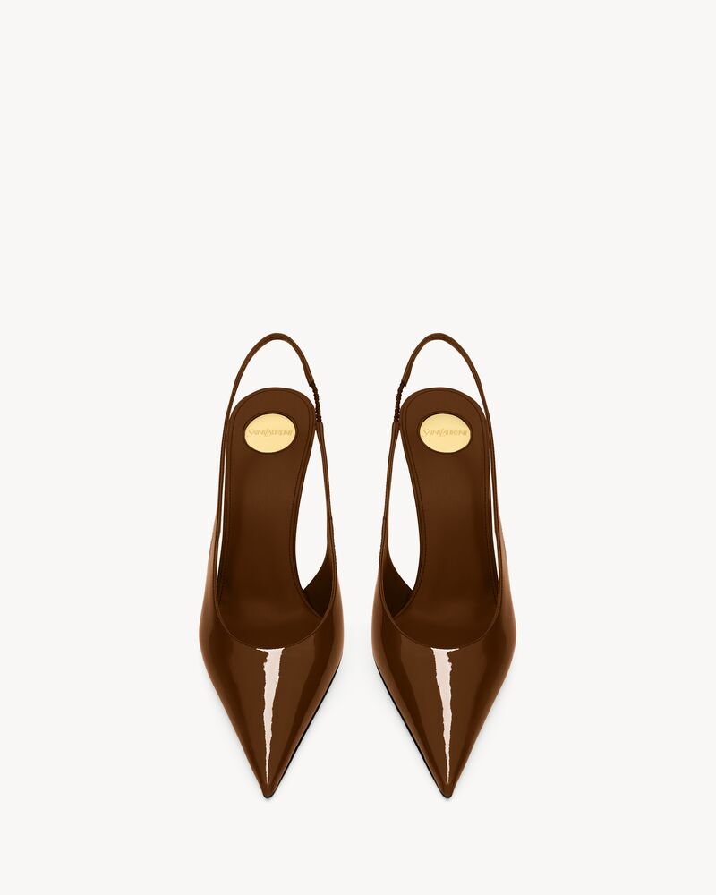 GUERMANTES漆皮露跟高跟鞋