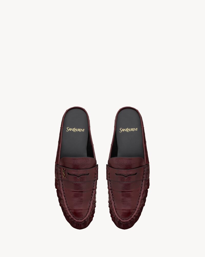 LE LOAFER鳗鱼皮穆勒鞋