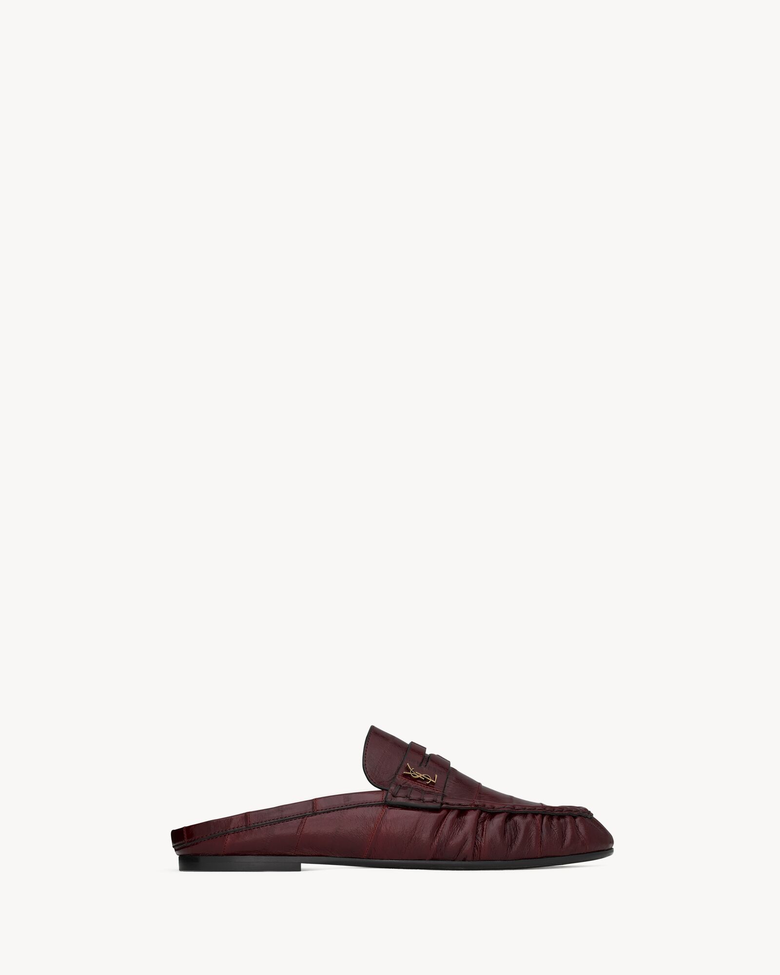 LE LOAFER鳗鱼皮革穆勒鞋