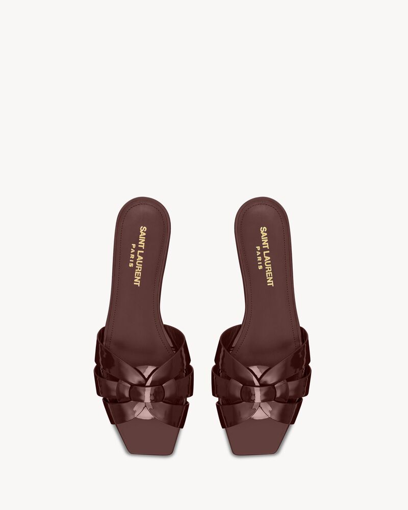 TRIBUTE漆皮穆勒鞋