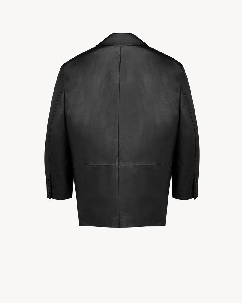 泡泡羊皮革睡衣式上衣