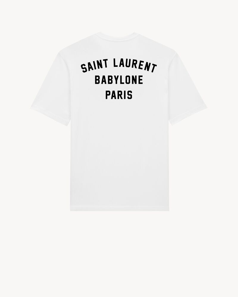 SAINT LAURENT圣罗兰中国官方网站 SAINT LAURENT BABYLONE T恤
