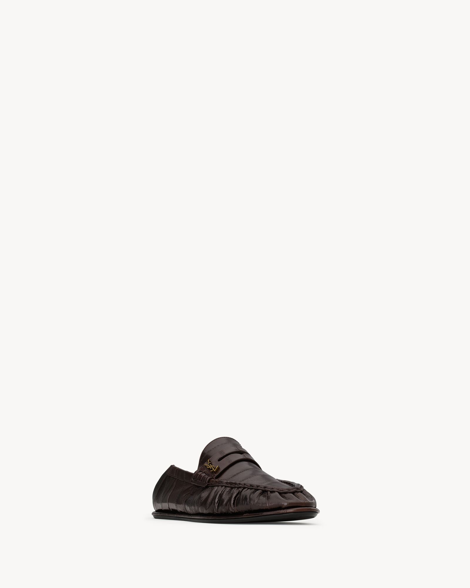 LE LOAFER可折叠鳗鱼皮革乐福鞋