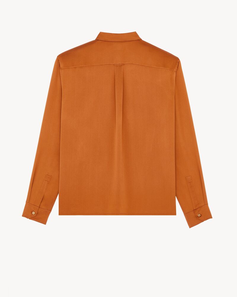 桑蚕丝缎面衬衫