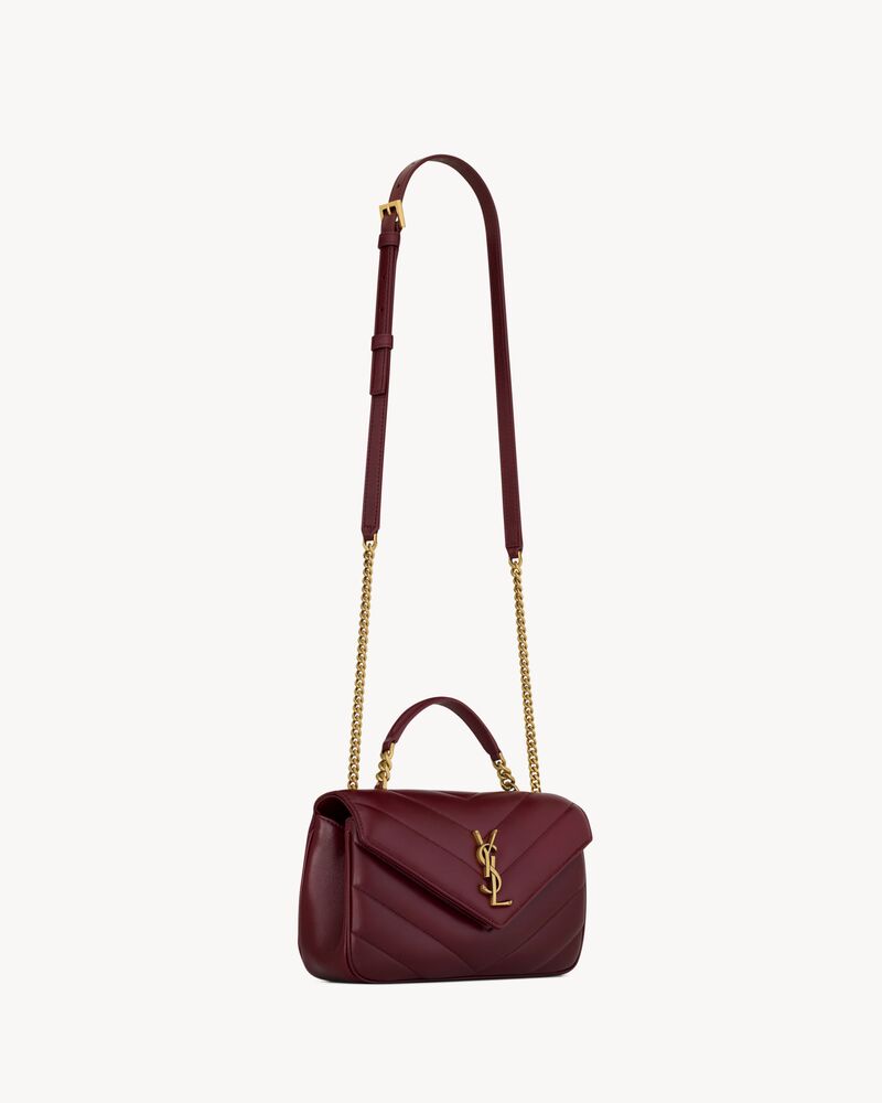 LOULOU绗缝羊皮革手提包