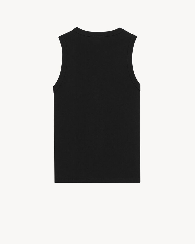 LE CASSANDRE平纹针织罗纹棉质背心