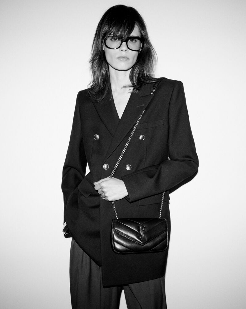 LOULOU迷你羊皮革手袋