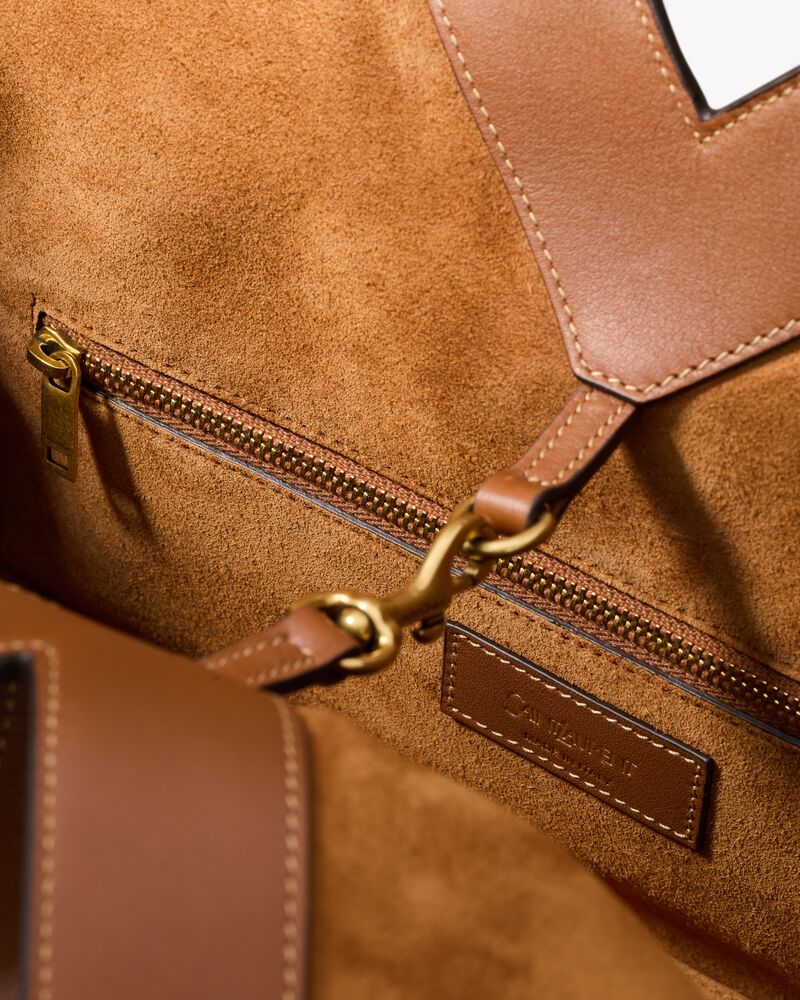 Y小号皮革托特包