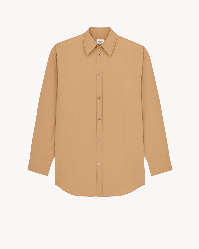 LE CASSANDRE条纹棉府绸衬衫