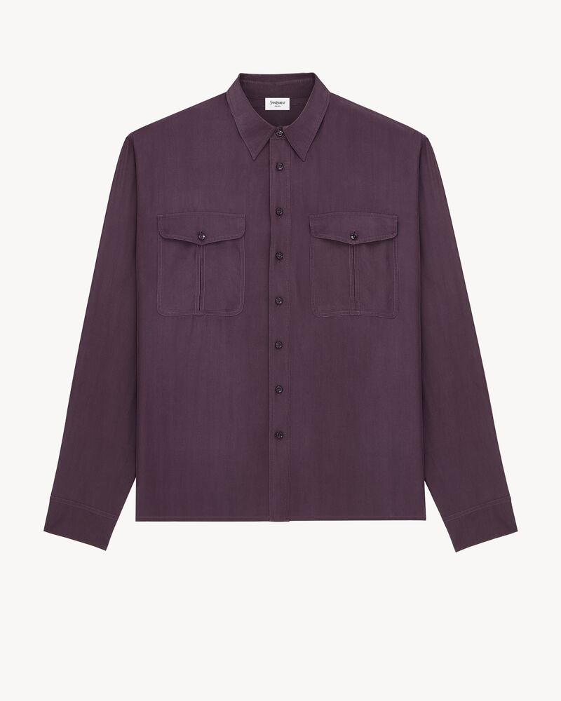 粘胶纤维和桑蚕丝衬衫