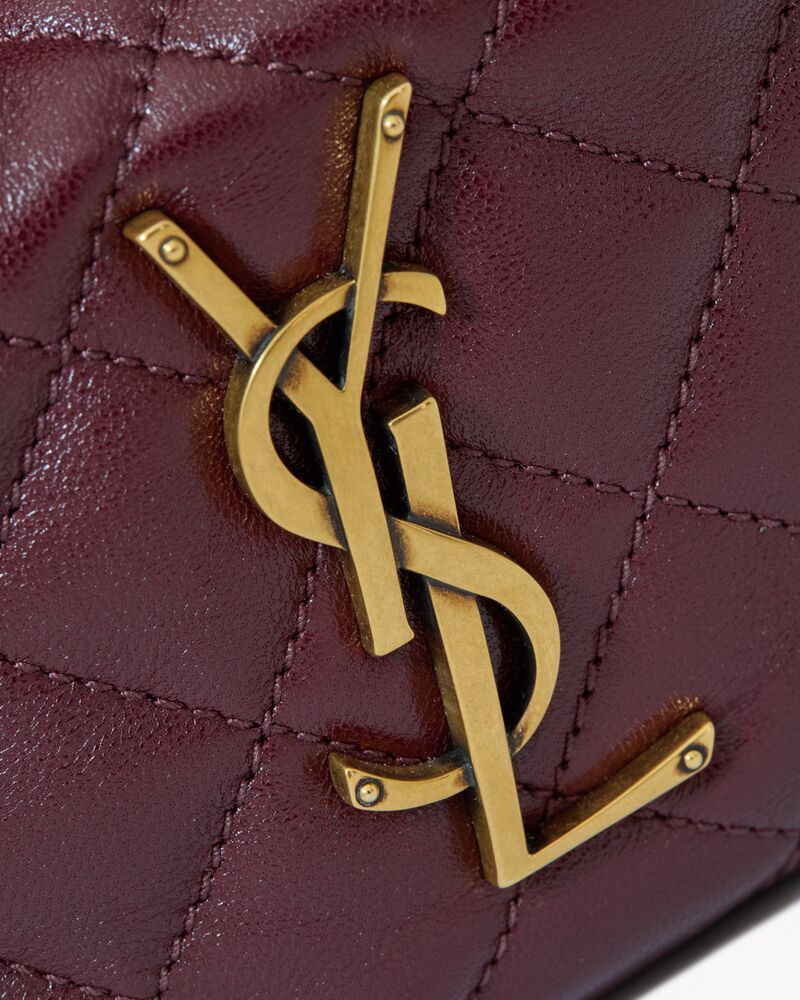 ICARINO绗缝纳帕皮革迷你手袋