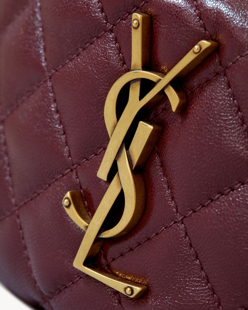 ICARINO绗缝纳帕皮革迷你手袋