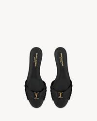 BABYLONE光滑皮革凉鞋