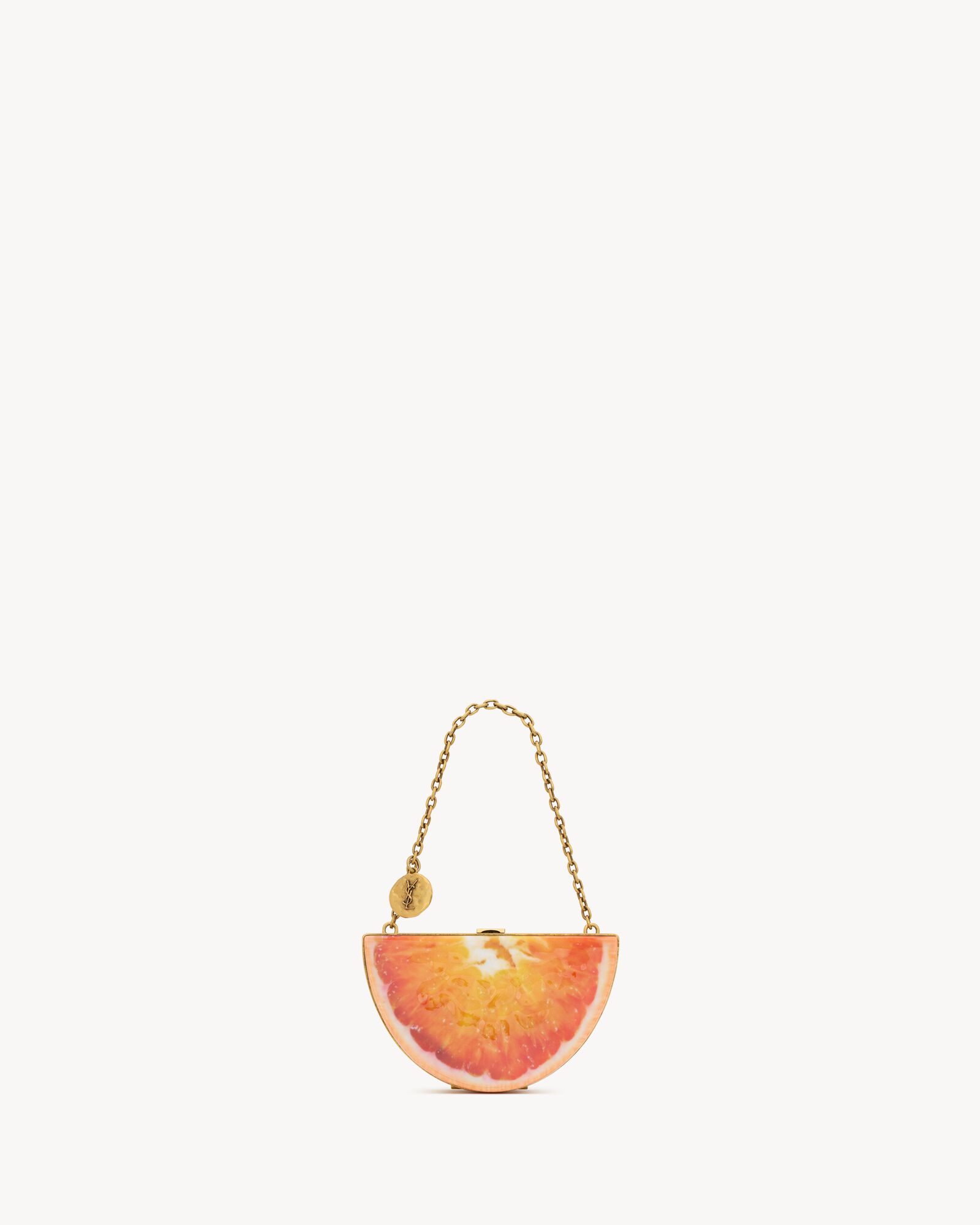 EVENING橙子树脂迷你手拿包