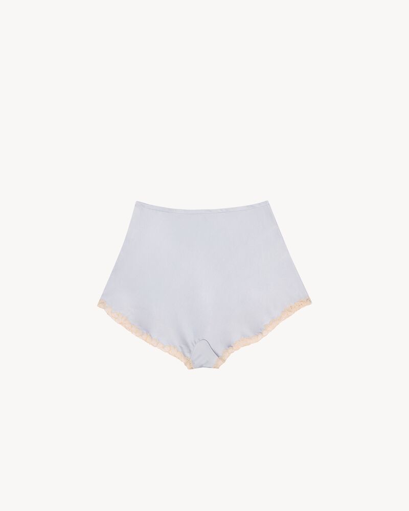 桑蚕丝平纹绉缎蕾丝连衣裙