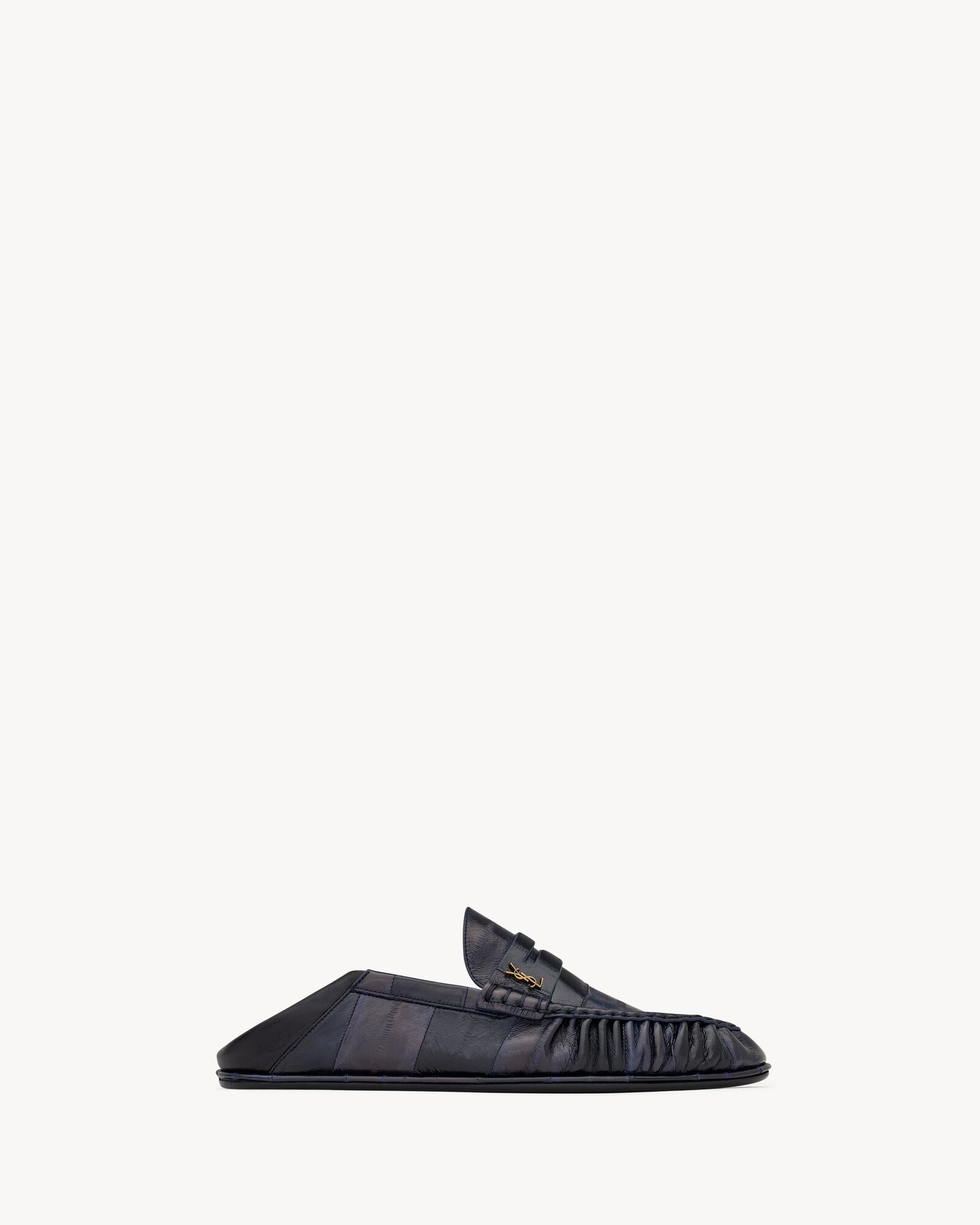 LE LOAFER可折叠鳗鱼皮革乐福鞋