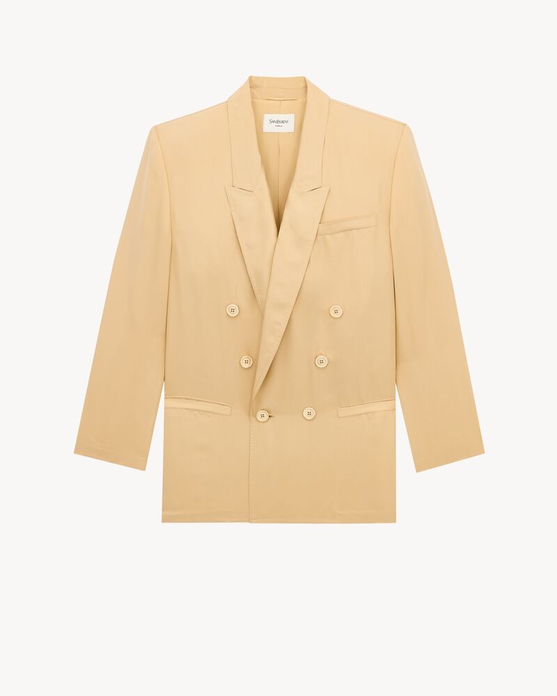 桑蚕丝软绸夹克