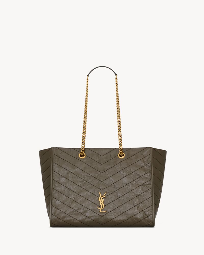 NIKI复古皮革购物袋