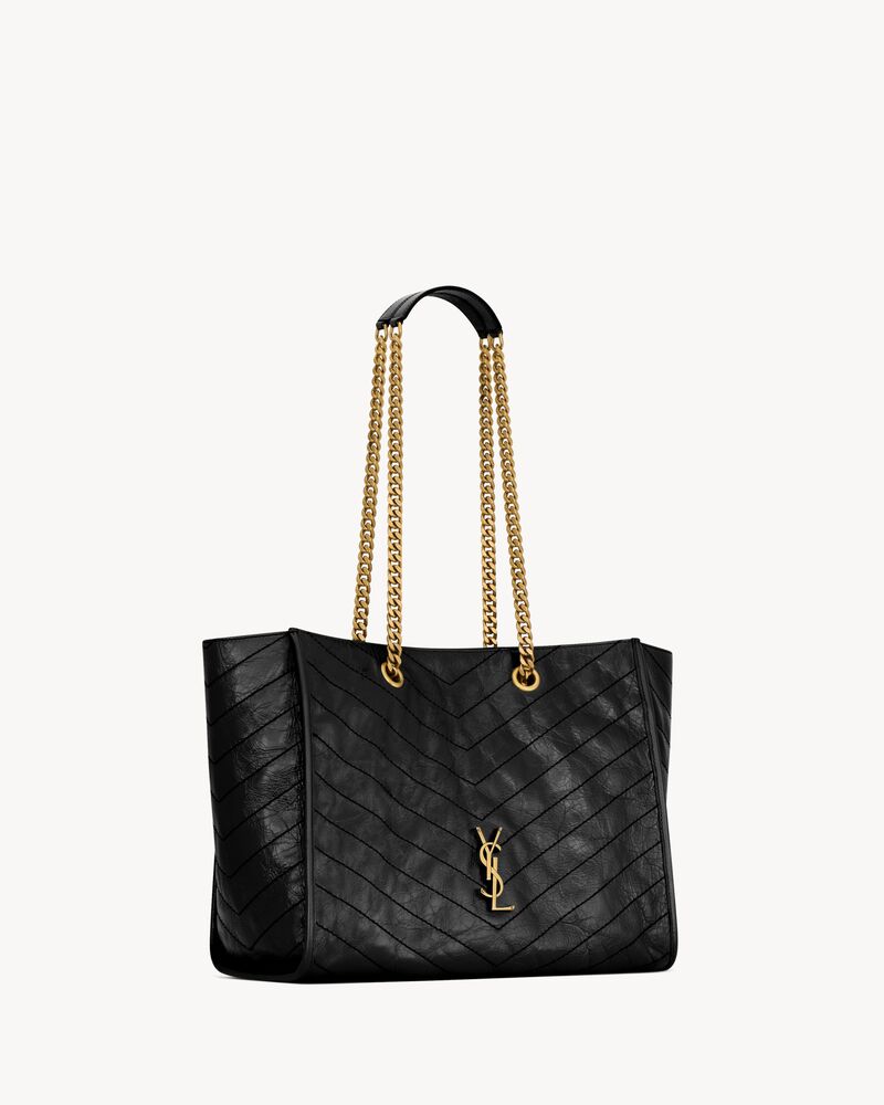 NIKI复古皮革购物袋