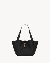 LE 5 À 7 SMALL BEA粒面皮革手袋