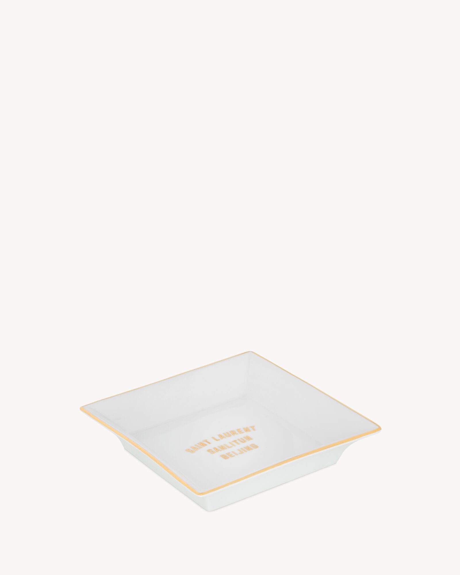 白色SAINT LAURENT BEIJING置物盘