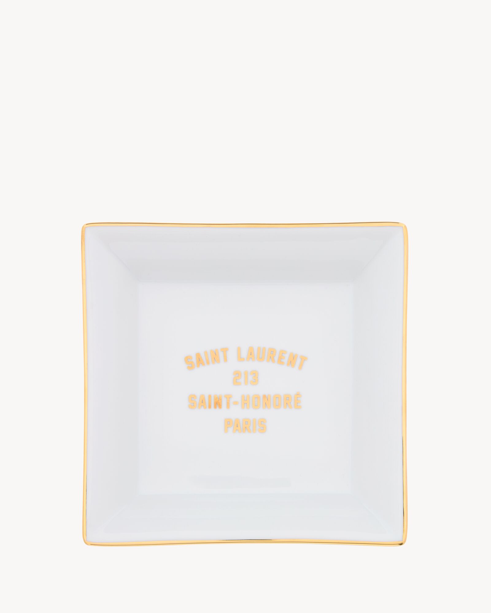 白色SAINT LAURENT PARIS置物盘