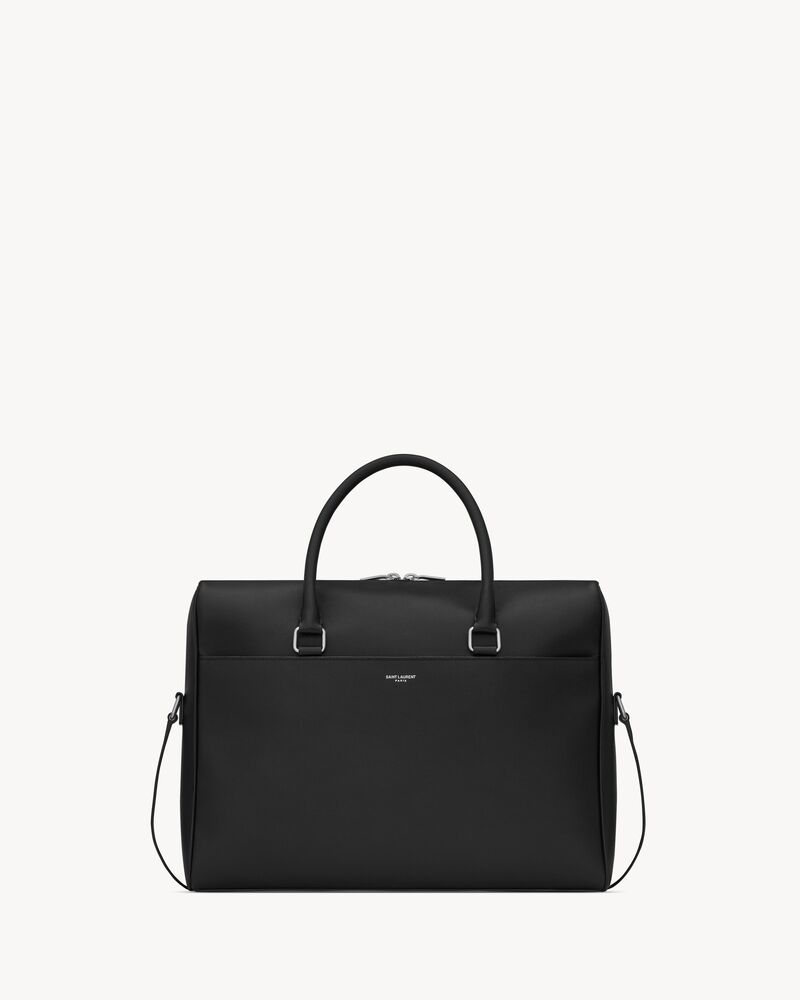 SAINT LAURENT圣罗兰中国官方网站 DUFFLE 粒面压花真皮公文包