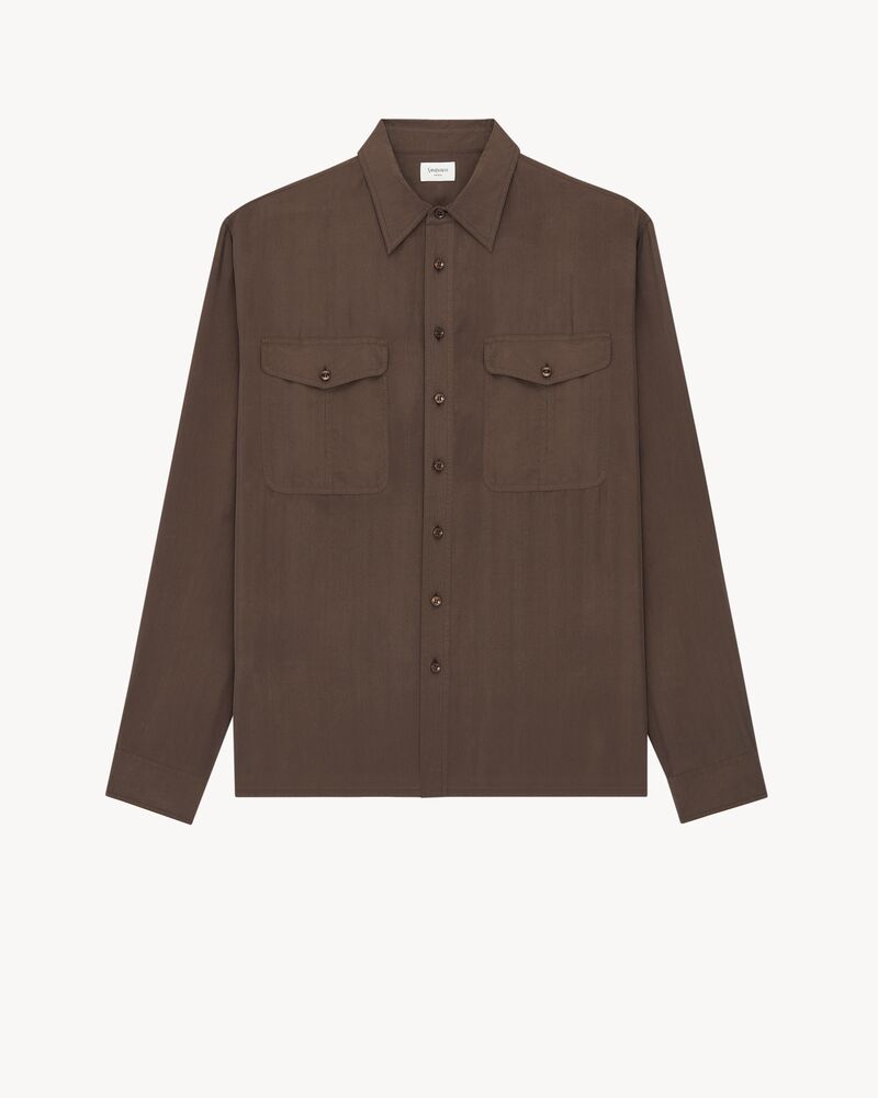 桑蚕丝软绸衬衫