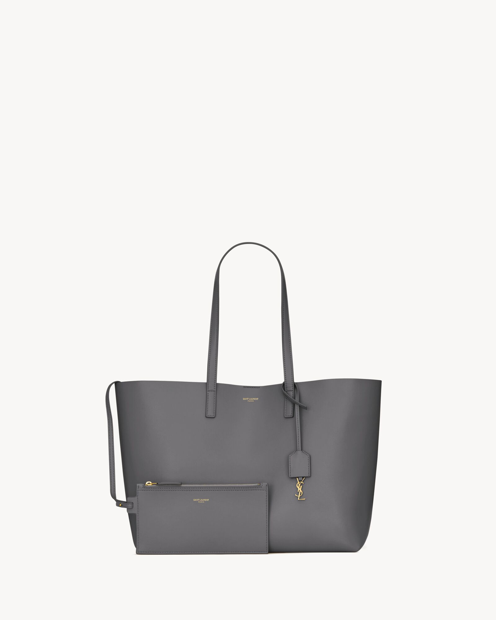 SHOPPING SAINT LAURENT皮革手袋横款