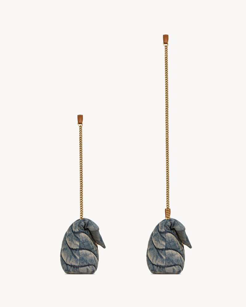 PUFFER TOY牛仔布手袋