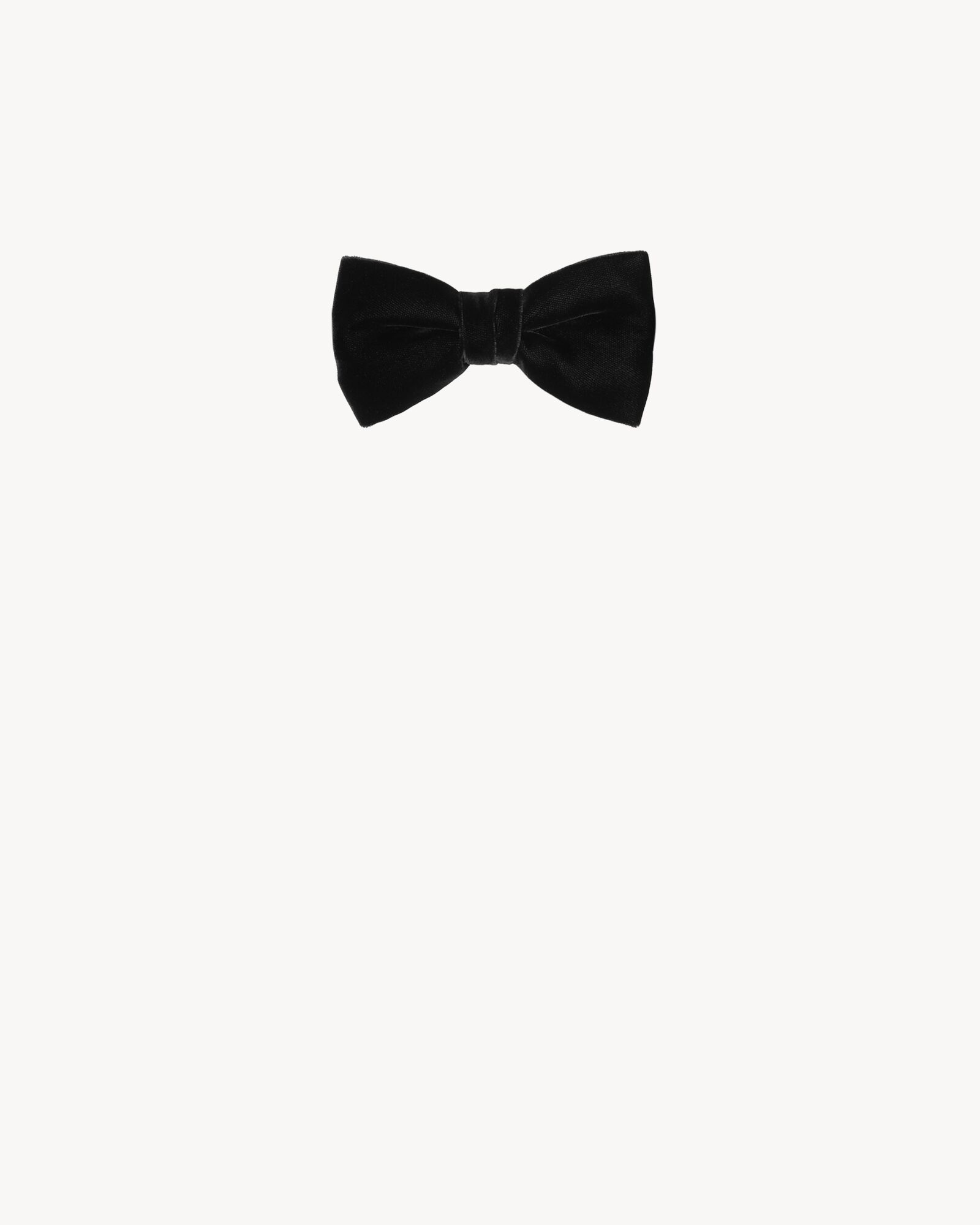 YVES黑色丝绒领结